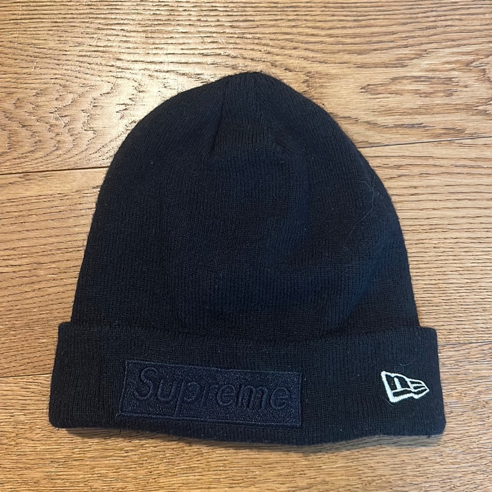 Supreme Black Box Logo Beanie